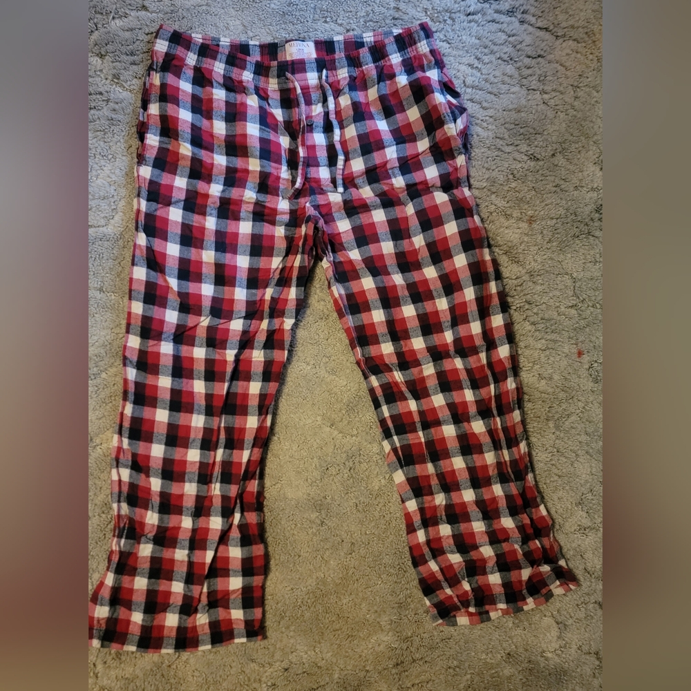 Merona Red and Black Plaid Men's Pants